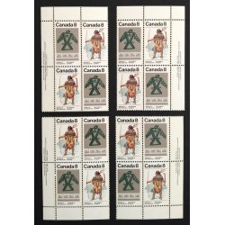 Canada 577a Plate Blocks Matched Set VF MNH