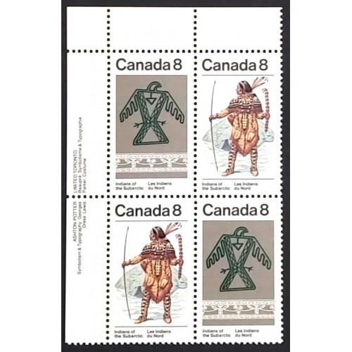 Canada 577a Plate Block UL VF MNH