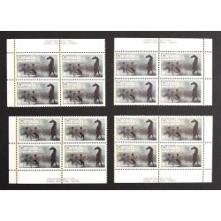 Canada 667|667ii Plate Blocks Matched Set VF MNH