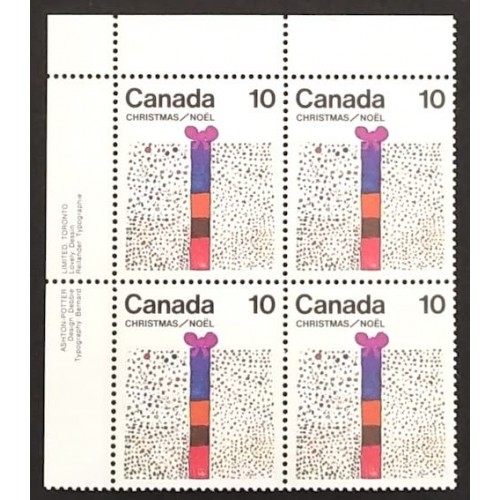 Canada 678 Plate Block UL VF MNH