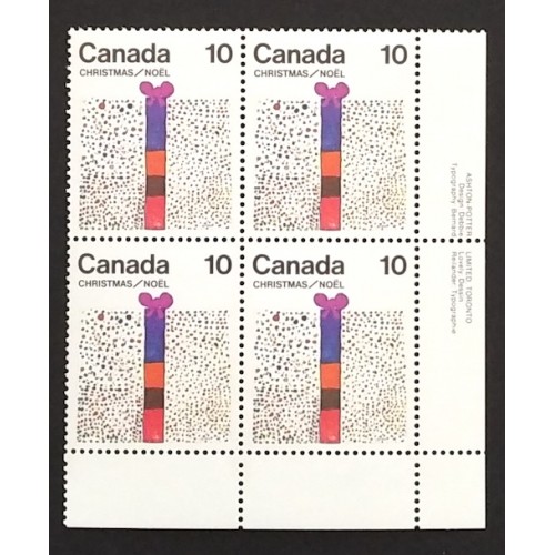 Canada 678 Plate Block LR VF MNH