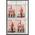 Canada 693a Plate Block UR VF MNH