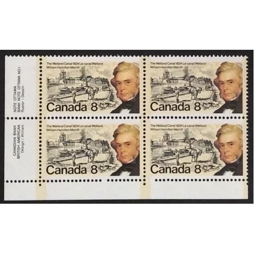 Canada 655i Plate Block LL No. 1 VF MNH