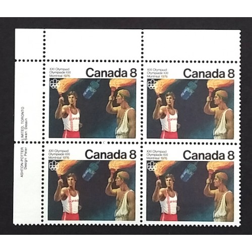 Canada 681 Plate Block UL VF MNH