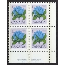 Canada 705 Plate Block LR No. 1 VF MNH