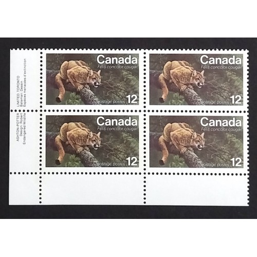 Canada 732 Plate Block LL VF MNH