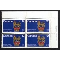 Canada 735 Plate Block UR VF MNH