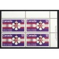 Canada 736 Plate Block UR VF MNH