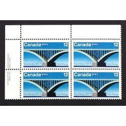 Canada 737 Plate Block UL VF MNH