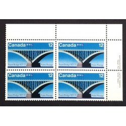 Canada 737 Plate Block UR VF MNH