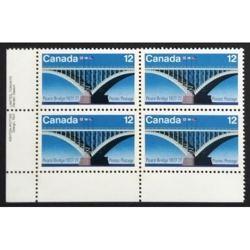 Canada 737 Plate Block LL VF MNH