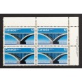 Canada 737ii Plate Block UR VF MNH