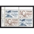Canada 739a Plate Block UL No. 1 VF MNH