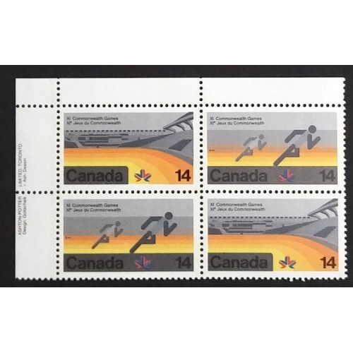 Canada 760a Plate Block UL VF MNH
