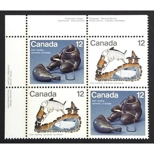 Canada 749a Plate Block UL VF MNH