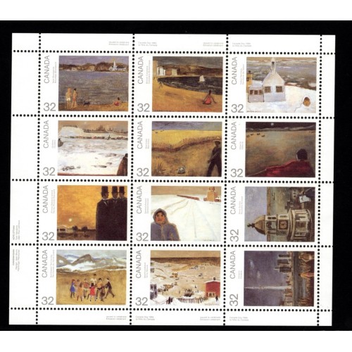 Canada 1027a Mini Pane LL Inscription MNH