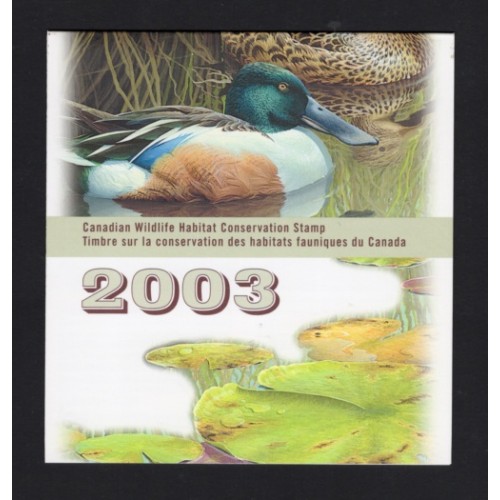 Canada FWH19 2003 Wildlife Habitat Conservation Booklet