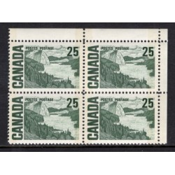 Canada 465ii Corner Block UR VF MNH