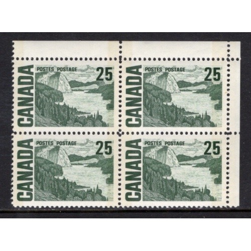 Canada 465ii Corner Block UR VF MNH