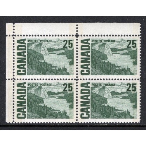 Canada 465pi Corner Block UL VF MNH