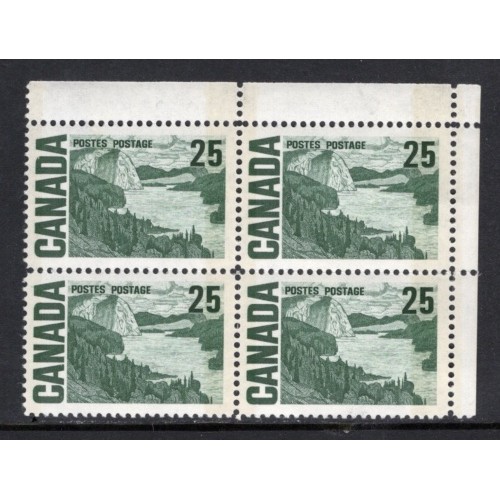 Canada 465pi Corner Block UR VF MNH