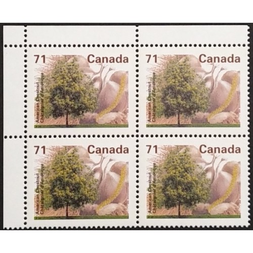 Canada 1370a Corner Block UL VF MNH