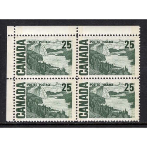 Canada 465p Corner Block UL VF MNH