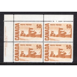 Canada 465Aiv Plate Block UL No. 2 VF MNH