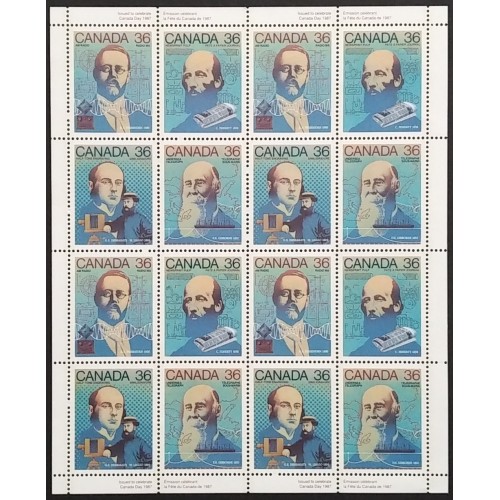 Canada 1138ai Mini Pane Field Stock  MNH