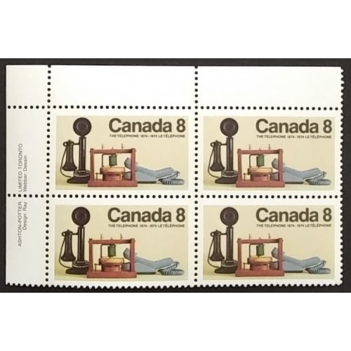 Canada 641 Plate Block UL VF MNH