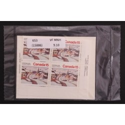 Canada 653 Inscription Blocks Matched Set VF MNH (Unopened)