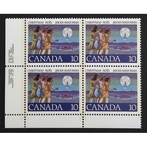 Canada 741 Plate Block LL VF MNH