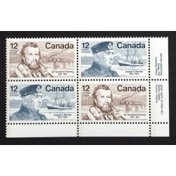 Canada 739a Plate Block LR No. 1 VF MNH