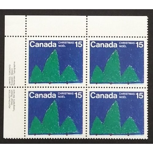 Canada 679 Plate Block UL VF MNH