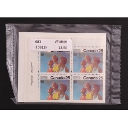 Canada 683 Inscription Blocks Matched Set VF MNH (Unopened)
