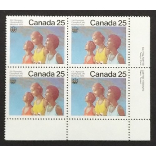 Canada 683 Plate Block LR VF MNH