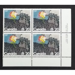 Canada 690 Plate Block LR VF MNH