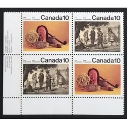 Canada 579a Plate Block LL VF MNH