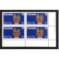 Canada 735 Plate Block LR VF MNH