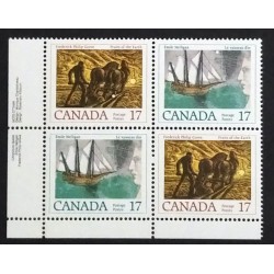 Canada 818b Plate Block LL VF MNH