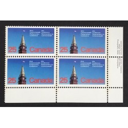 Canada 740 Plate Block LR VF MNH