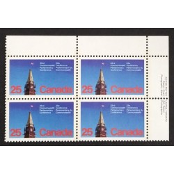 Canada 740i Plate Block UR VF MNH