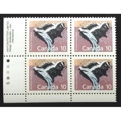Canada 1160 Plate Block LL VF MNH