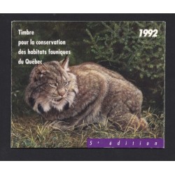 Canada QW5 1992 Quebec Wildlife Habitat Conservation Booklet