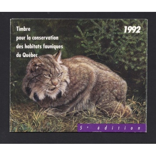 Canada QW5 1992 Quebec Wildlife Habitat Conservation Booklet