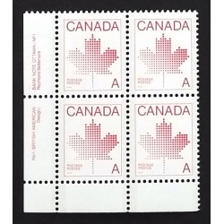 Canada 907 Plate Block LL No. 1 VF MNH