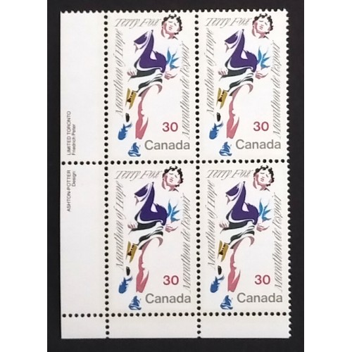 Canada 915 Plate Block LL VF MNH
