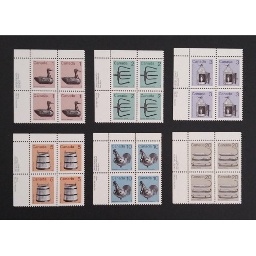 Canada 917|1083 Plate Blocks UL Compete Set VF MNH