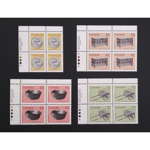 Canada 917|1083 Plate Blocks UL Compete Set VF MNH