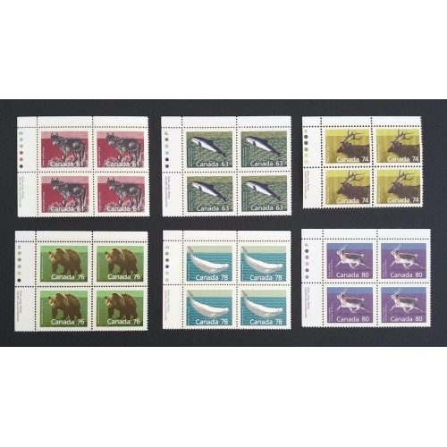 Canada 1170-80 Plate Blocks UL Compete Set VF MNH